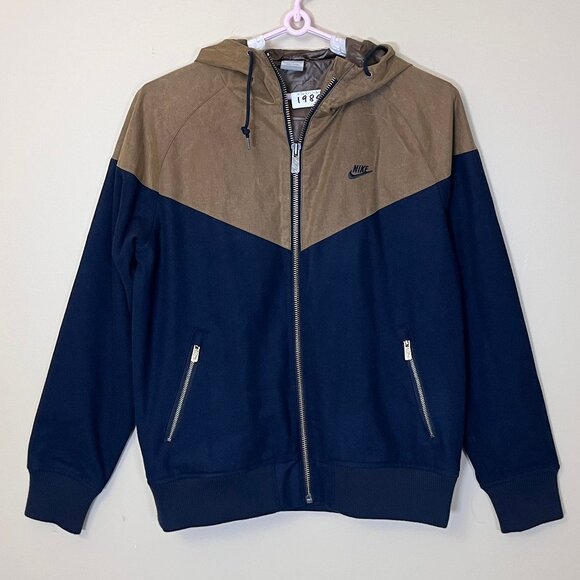 Nike British Millerain Wool Blend Windrunner Hooded Zip Jacket - Men's Size XL